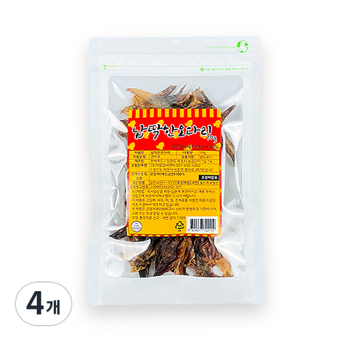 엠수산 납딱한 오다리, 4개, 70g