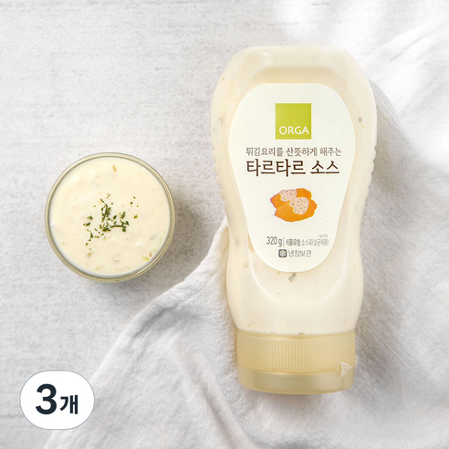 올가 타르타르 소스, 320g, 3개