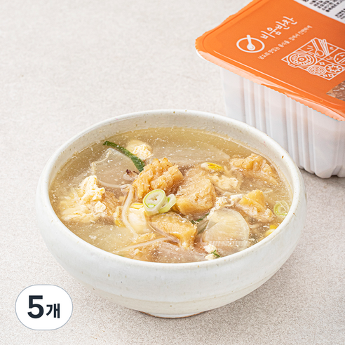 비움반찬 황태국, 500g, 5개