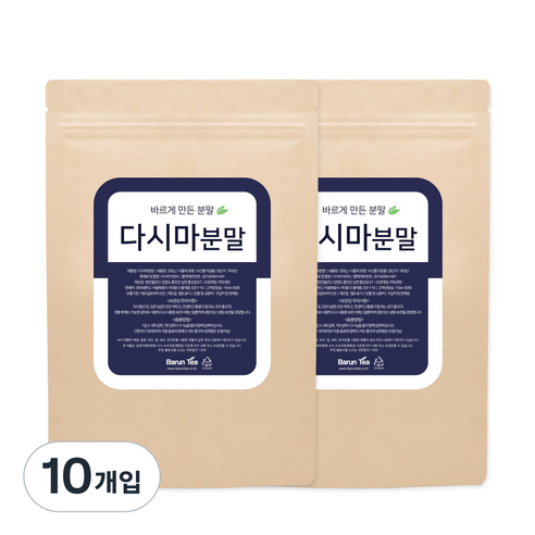 바른티 다시마 분말, 200g, 10개