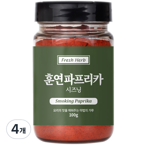 신선약초 훈연 파프리카 시즈닝, 4개, 100g