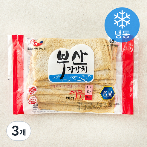 마차 어묵 (냉동), 750g, 3개
