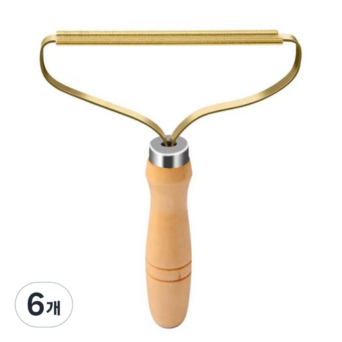 노건전지 수동 구리 보풀제거기, 혼합색상, 6개