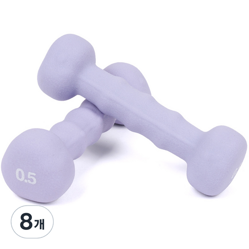 코멧 논슬립 삼각 아령, 0.5kg, 8개