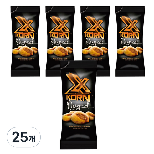 XKORN 옥수수 스낵 오리지날맛, 30g, 25개