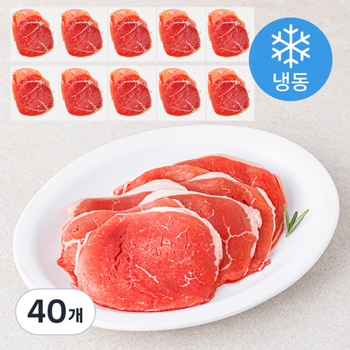 근육꼬기 홍두깨 슬라이스 (냉동), 40개, 150g