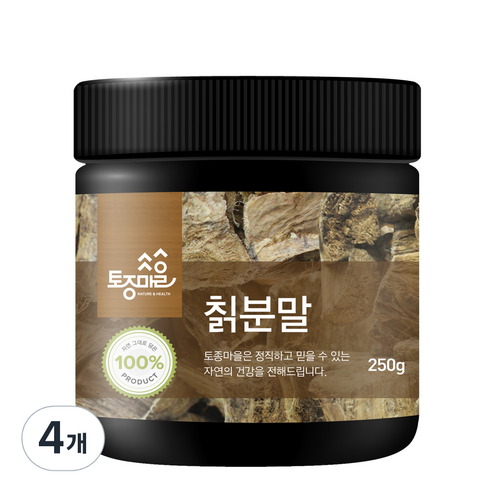 토종마을 칡분말, 4개, 250g