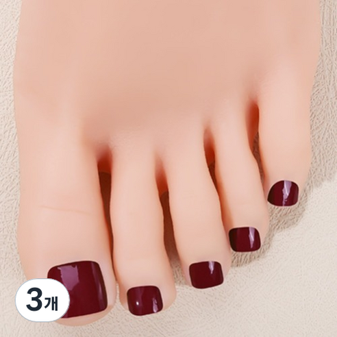 블루코지 돋보이는 패디 팁 스티커, 3개, Type 15