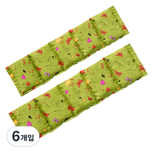 아이러브허브 허브 목 찜질팩 카키, 6개