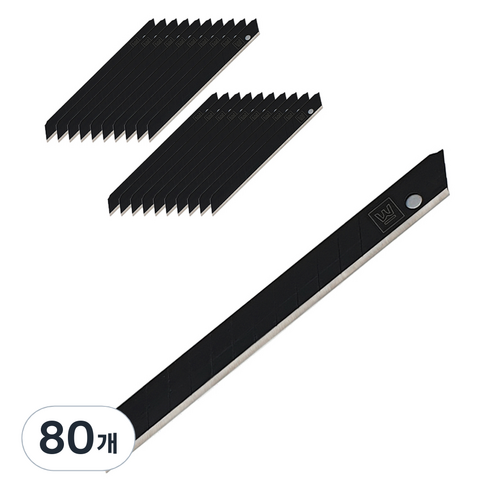 화신 커터날 60도 블랙 SK2H, 80개