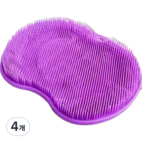 신신살롱 간편하고 쉬운 발세척 매트 바이올렛 30 x 25 cm, 1개입, 4개