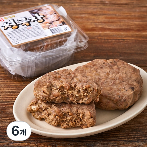 옹심원 국내산 청국장, 200g, 6개