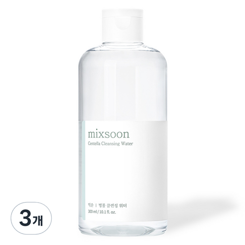 믹순 병풀 클렌징 워터, 300ml, 3개