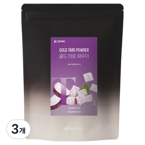 네이쳐티 골드타로 파우더, 1kg, 1개입, 3개