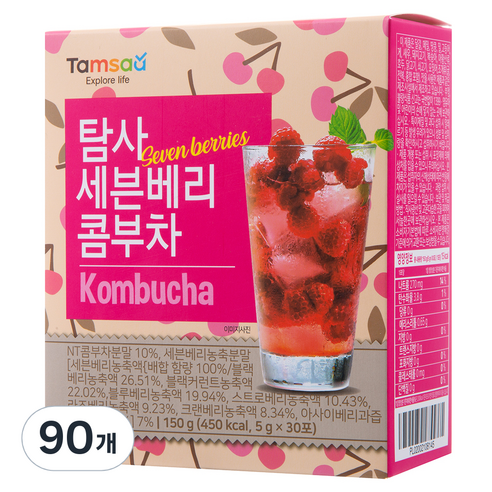 탐사 세븐베리 콤부차, 5g, 30개입, 3개