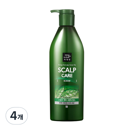 미쟝센 스칼프 케어 린스, 4개, 680ml