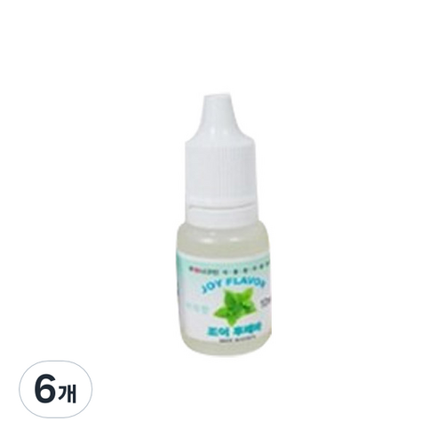 조이후레바 아로미조이 슬라임재료 10ml, 6개, 박하