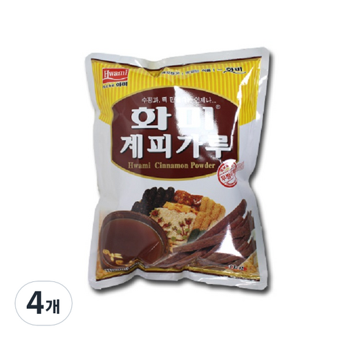 화미제당 계피가루, 1kg, 4개