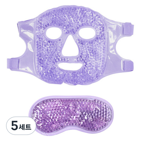탑피아 시원한 쿨 안대 퍼플 세트, 5세트
