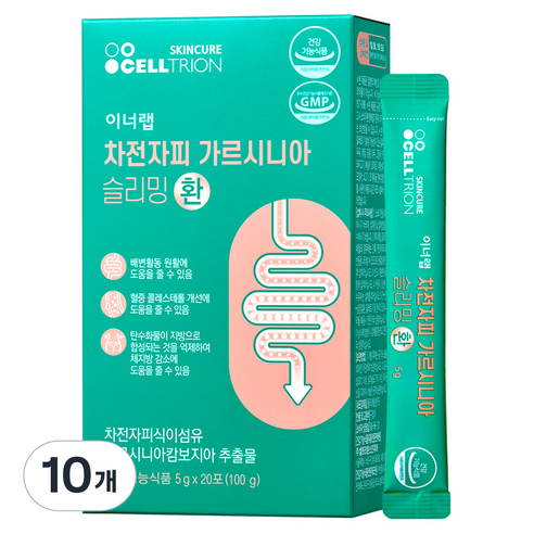 셀트리온 이너랩 차전자피 가르시니아 슬리밍 환 20p, 100g, 10개