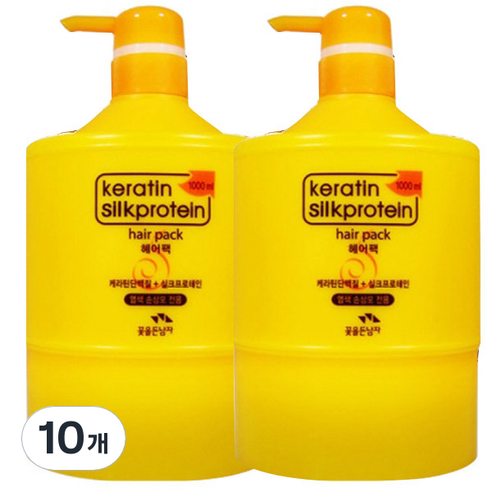 꽃을든남자 케라틴 헤어팩, 1000ml, 10개