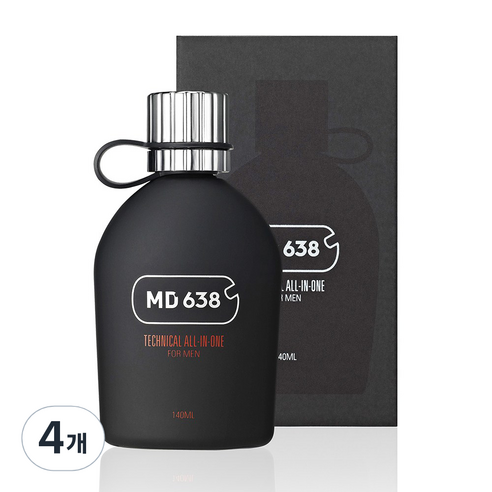 MD638 남성용 스킨로션 올인원, 140ml, 4개