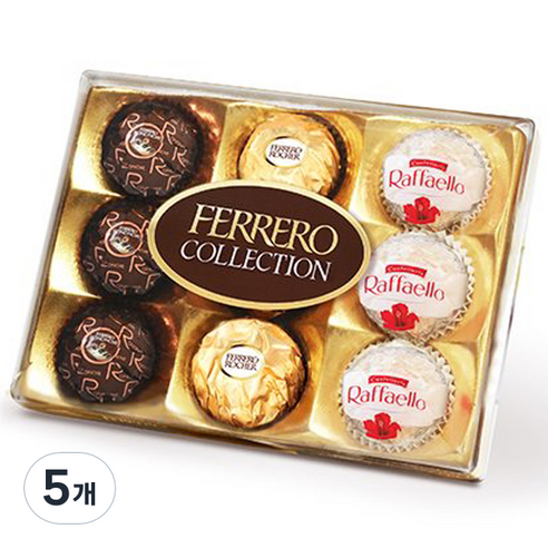 페레로로쉐 콜렉션 T9 초콜릿 세트, 97g, 5개