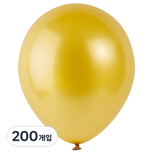 파티팡 풍선 라운드 30cm, 펄 골드, 200개입