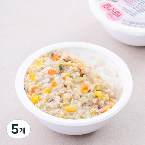 배냇밀 영양 닭안심 덮밥, 혼합맛, 160g, 5개