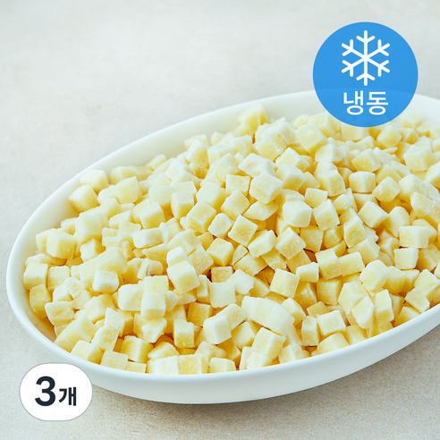 증숙 감자 다이스 (냉동), 3개, 1kg
