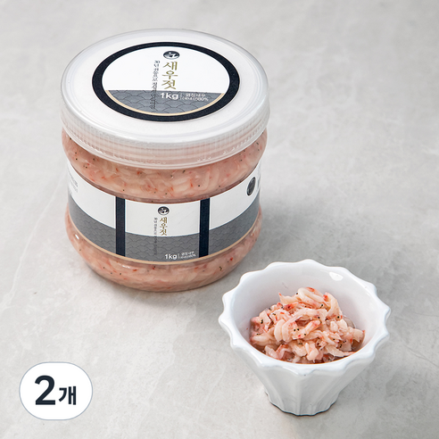 광천수산 새우젓, 1kg, 2개
