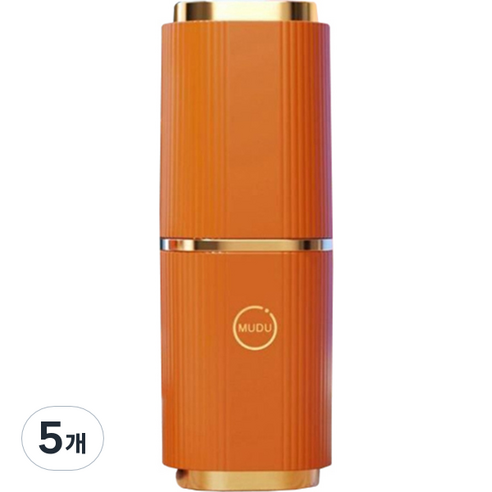 위드리빙 여행용 칫솔 케이스, 오렌지, 5개