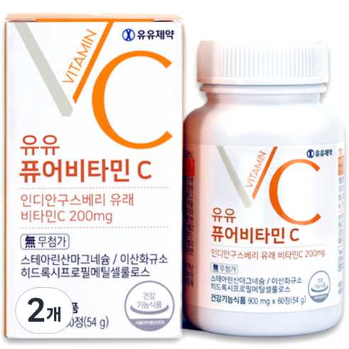 비타민 C의 강력함: 유유 퓨어비타민C 유유제약퓨어비타민c