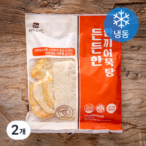 영자어묵 든든한 한끼 어묵탕 (냉동), 390g, 2개