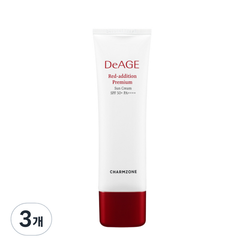참존 디에이지 레드애디션 프리미엄 선크림, 50ml, 3개