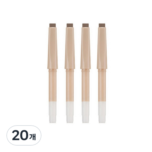 미샤] 퍼펙트 아이브로우 스타일러 교체용, 라이트브라운, 20개