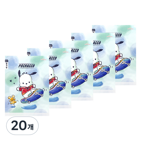 산리오 초등노트 좁은칸 일기장, 포차코, 20개