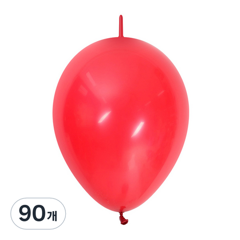 셈퍼텍스 링커 풍선 30cm, 레드, 90개