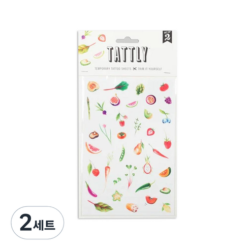 태틀리 타투 스티커 시트 2p, 프티 프로듀스, 2세트