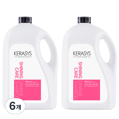 케라시스 샤이닝 데미지 케어 샴푸, 4L, 6개