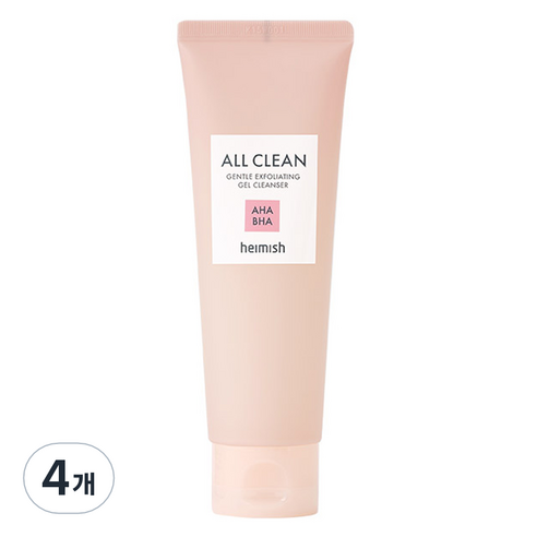 헤이미쉬 올클린 젠틀 익스폴리에이팅 젤 클렌저, 130ml, 4개