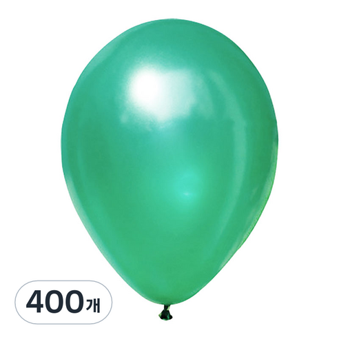 해피풍선 라운드 풍선, 펄 에메랄드그린, 400개