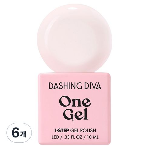 데싱디바 원젤 컬러 포앵트, 베이비핑크, 6개, 10ml