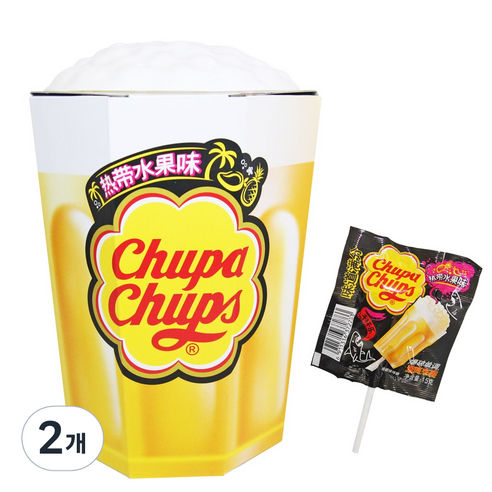 츄파춥스 버블 막대사탕 48p, 720g, 2개