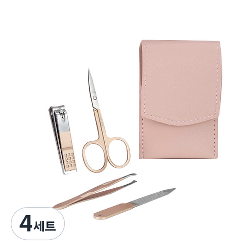 벨라제인 휴대 가정용 손톱깎이도구 세트, 4세트
