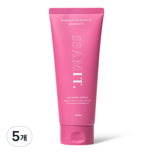쌤잇 워터풀 퍼펙트 케어 헤어팩, 200ml, 5개