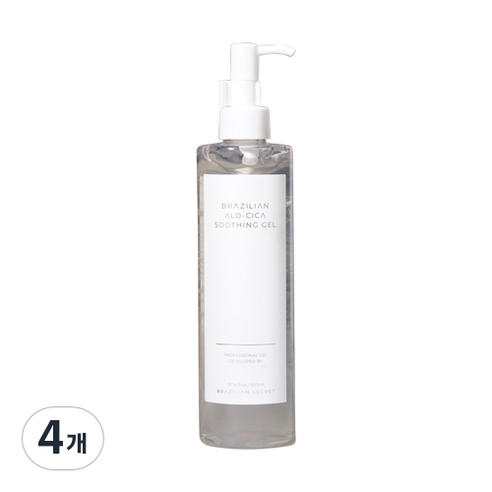 브라질리언시크릿 센텔라 알로에 수딩젤, 300ml, 4개