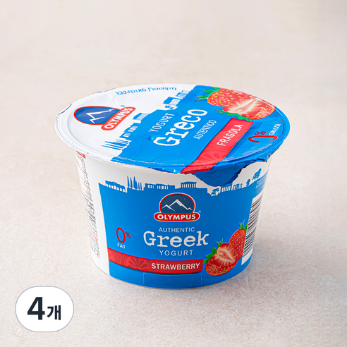 올림포스 딸기 그릭요거트, 150g, 4개