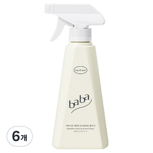 바바디토 깨끗한 토이 앤 매트 클리너, 400ml, 6개