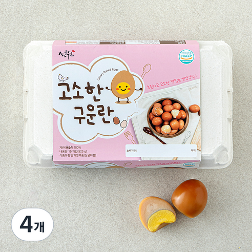 성원 고소한 구운란 525g, 4개, 15구